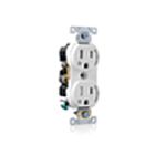 Leviton TBR15-S2W 15A 125V Receptacle