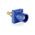 Leviton 16R31-MXB Blue 16 Series Male Receptacle