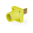 Leviton 16R33-B1Y Yellow 16 Series Male Receptacle