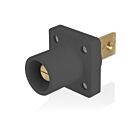 Leviton 16R33-BE Black 16 Series Male Receptacle