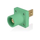 Leviton 16R33-BG Green 16 Series Male Receptacle