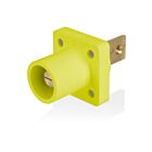 Leviton 16R33-BY Yellow 16 Series Male Receptacle
