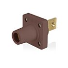 Leviton 16R34-H Brown 16 Series Female Receptacle