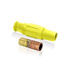 Leviton 23L25-SY Yellow 23 Series Female Plug