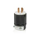 Leviton 2411E Black-White Locking Plug