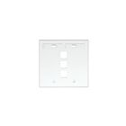 Leviton 42080-3WP White Dual Gang Quickport