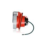 Leviton 430R6WLEV 4W Red Lev Series Iec Pin and Sleeve Receptacle