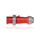 Leviton 460P6WLEV 4W Red Lev Series Iec Pin and Sleeve Plug