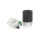 Leviton 5269E Black-White Straight Blade Connector