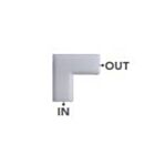 Light Efficient Design RP-LBIMAX-LR-12W-40K-WC 12W LED lbimax Right Turn 90° Corner