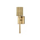 Livex Lighting 13701-48 Weavington 1-Light 40W Antique Gold Leaf Indoor Wall Sconces