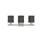 Livex Lighting 13718-91 Weavington 3-Lights 40W Brushed Nickel Bathroom Vanity Light