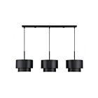 Livex Lighting 40053-04 Zolana 3-Lights 60W Black Chandelier