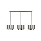 Livex Lighting 40053-91 Zolana 3-Lights 60W Brushed Nickel Chandelier