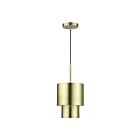 Livex Lighting 40058-01 Zolana 1-Light 60W Antique Brass Pendant