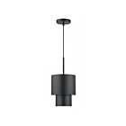 Livex Lighting 40058-04 Zolana 1-Light 60W Black Pendant