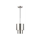 Livex Lighting 40058-91 Zolana 1-Light 60W Brushed Nickel Pendant