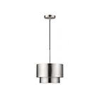 Livex Lighting 40059-91 Zolana 1-Light 60W Brushed Nickel Pendant