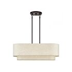 Livex Lighting 41933-92 Manorwood 3-Lights 60W English Bronze Chandelier