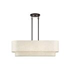 Livex Lighting 41934-92 Manorwood 4-Lights 60W English Bronze Chandelier