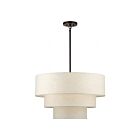 Livex Lighting 41936-92 Manorwood 5-Lights 60W English Bronze Pendant