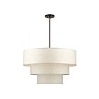 Livex Lighting 41937-92 Manorwood 8-Lights 60W English Bronze Pendant
