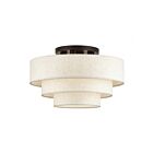 Livex Lighting 41946-92 Manorwood 4-Lights 40W English Bronze Semi Flush Mount