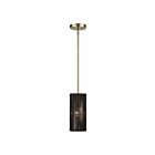 Livex Lighting 49121-01 Acordia 1-Light 40W Antique Brass Pendant