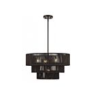 Livex Lighting 49126-92 Acordia 6-Lights 40W English Bronze Pendant