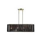 Livex Lighting 49128-01 Acordia 4-Lights 40W Antique Brass Chandelier