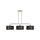 Livex Lighting 49129-01 Acordia 3-Lights 40W Antique Brass Chandelier