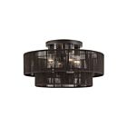 Livex Lighting 49135-92 Acordia 4-Lights 40W English Bronze Semi Flush Mount