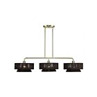Livex Lighting 49143-01 Florell 3-Lights 40W Antique Brass Chandelier