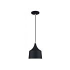 Livex Lighting 51472-04 Bolita 12W Black and Brushed Nickel Accents Pendant