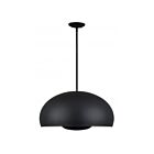 Livex Lighting 51518-04 Domma 4-Lights 60W Black Pendant