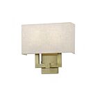 Livex Lighting 52132-01 Monroe 2-Lights 40W Antique Brass Indoor Wall Sconces