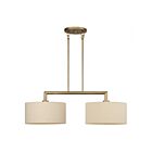 Livex Lighting 52262-48 Bellingham 2-Lights 60W Antique Gold Leaf Chandelier