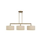 Livex Lighting 52263-48 Bellingham 3-Lights 60W Antique Gold Leaf Chandelier