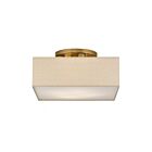 Livex Lighting 52273-48 Summit 4-Lights 40W Antique Gold Leaf Semi Flush Mount