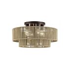 Livex Lighting 53145-92 Acordia 4-Lights 40W English Bronze Semi Flush Mount