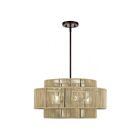 Livex Lighting 53155-92 Acordia 5-Lights 40W English Bronze Pendant