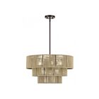Livex Lighting 53156-92 Acordia 6-Lights 40W English Bronze Pendant