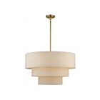 Livex Lighting 58878-48 Bellingham 5-Lights 60W Antique Gold Leaf Pendant