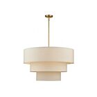 Livex Lighting 58879-48 Bellingham 8-Lights 60W Antique Gold Leaf Pendant