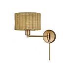 Livex Lighting 60034-48 Weavington 1-Light 40W Antique Gold Leaf Wall Lamp