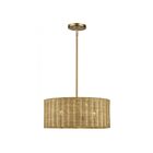 Livex Lighting 60043-48 Weavington 3-Lights 40W Bronze Pendant
