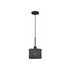Livex Lighting 60112-04 Weavington 1-Light 40W Black Pendant