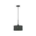Livex Lighting 60113-04 Weavington 1-Light 40W Black Pendant