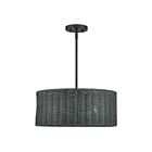 Livex Lighting 60114-04 Weavington 3-Lights 40W Black Pendant