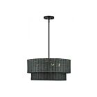 Livex Lighting 60115-04 Weavington 4-Lights 40W Black Pendant